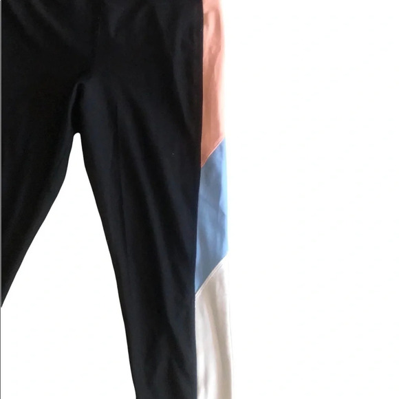 C&C California Black Leggings with Colorful Panels - Picture 2 of 8